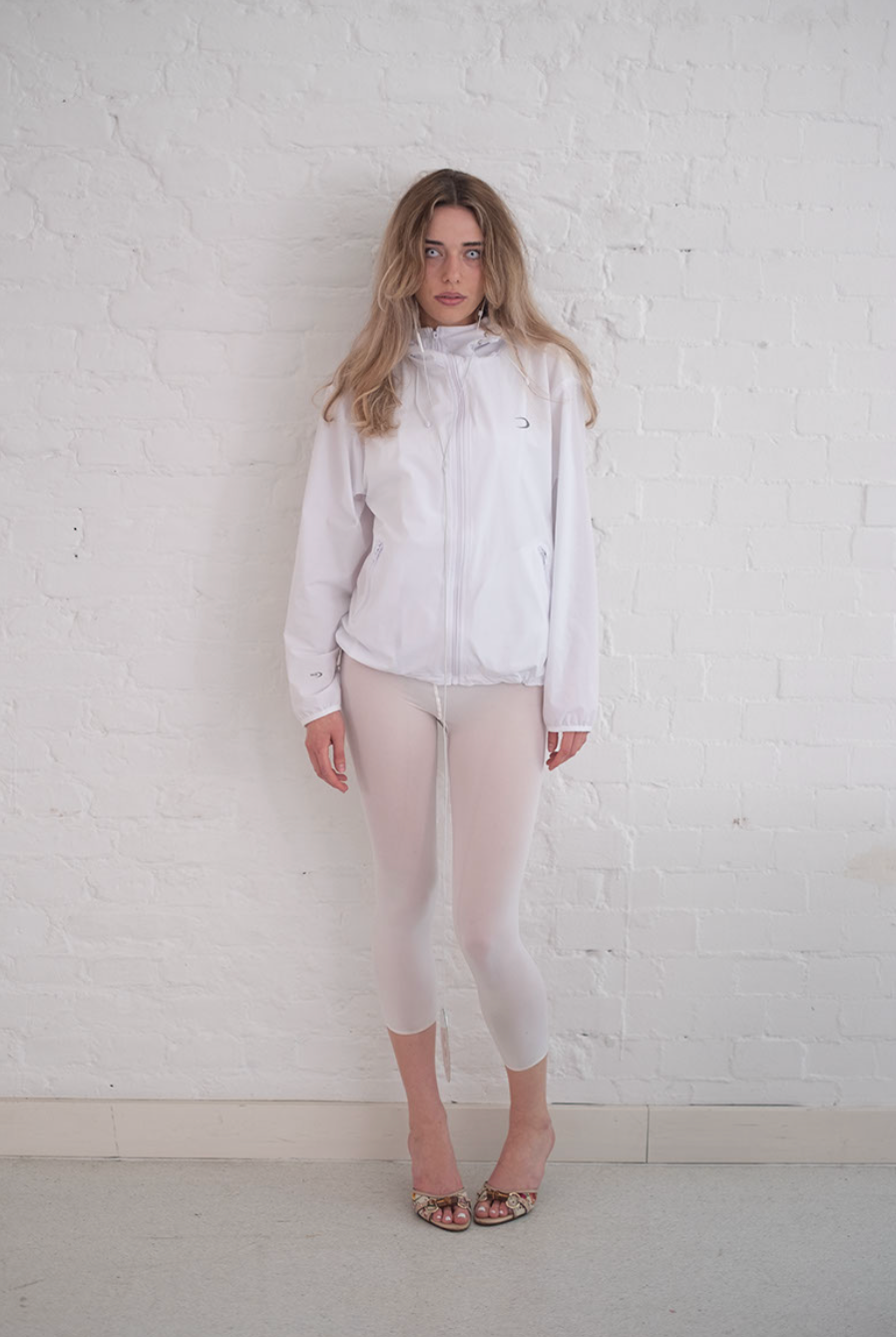 shdw track jacket - white